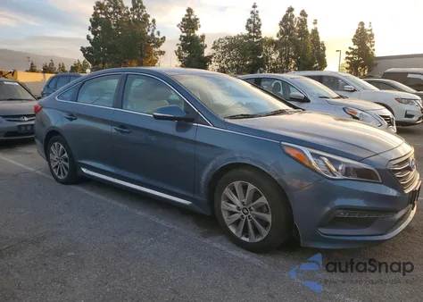 2016 Hyundai Sonata Sport from USA, damaged, VIN 5NPE34AF3GH389589
